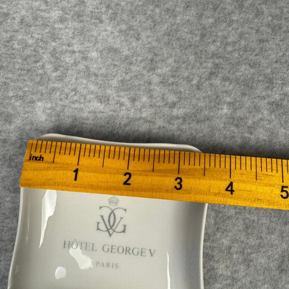 Vintage Hotel George V Paris Ashtray Trinket Dish Porcelain
